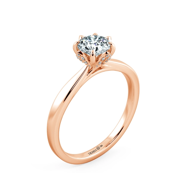 Nhẫn Cầu Hôn Kim Cương Little Lotus NCH9922 4